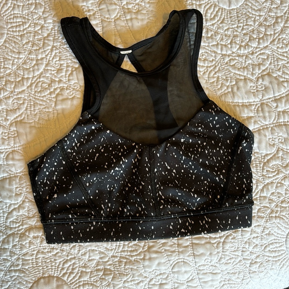 Lululemon Mesh Speckled Sports Bra